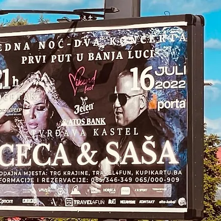 בית נופש Riverside Panorama 1 Near Center Brko 1 *